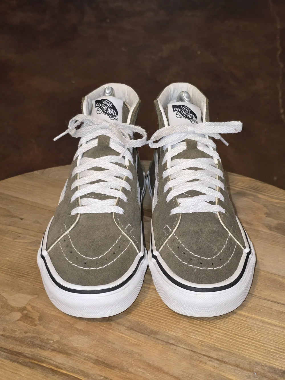 VANS Sk8-Hi Bungee Cord Olive Green High Top Sneakers M 3.5 W 5